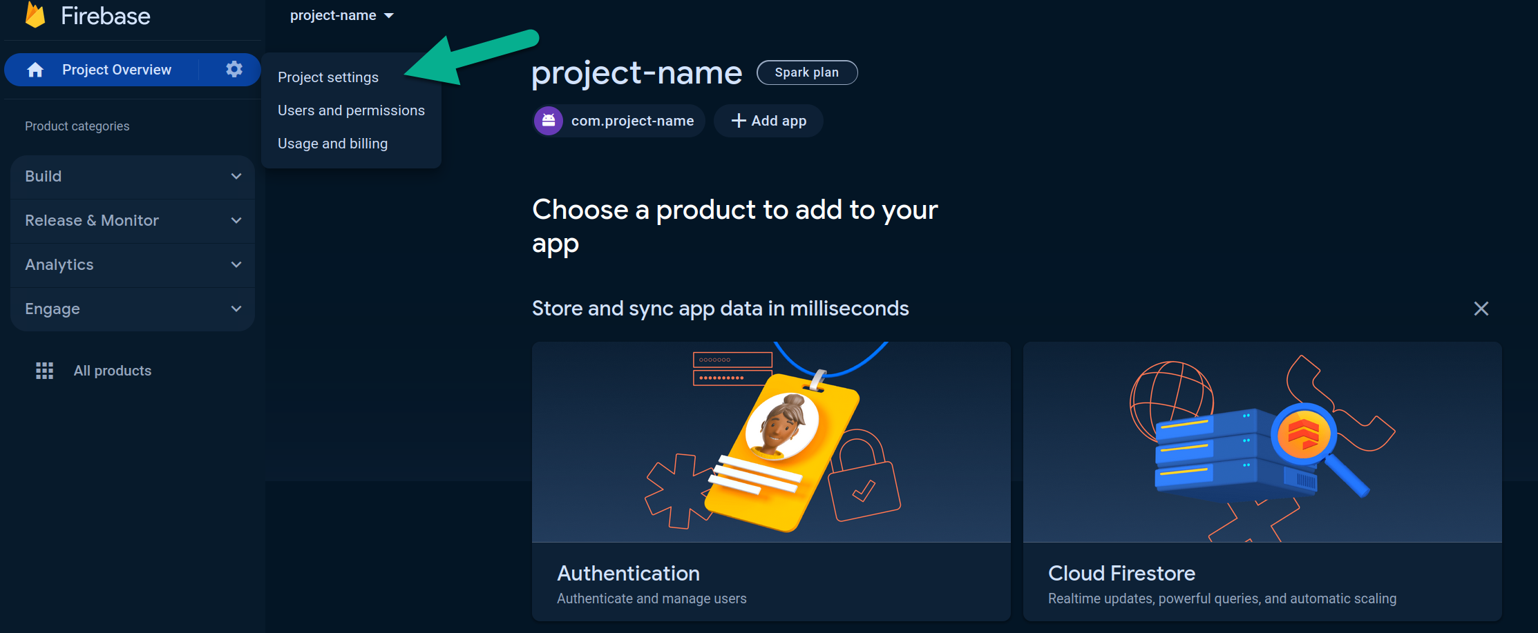 Настройки проекта