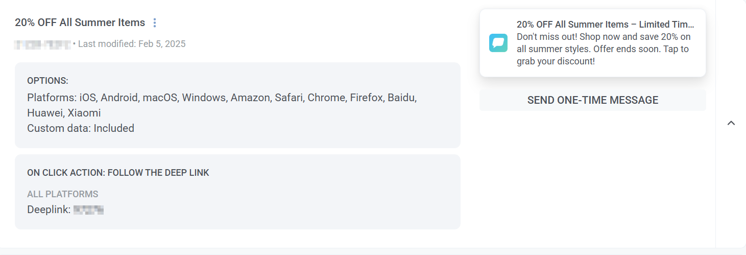 Детали пресета