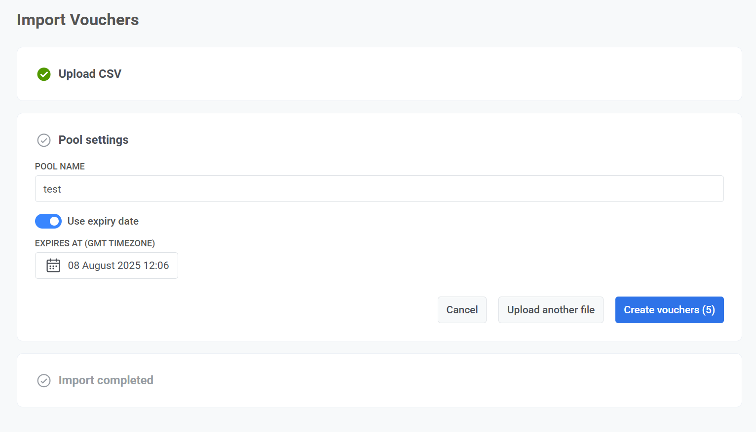 Введите название пула