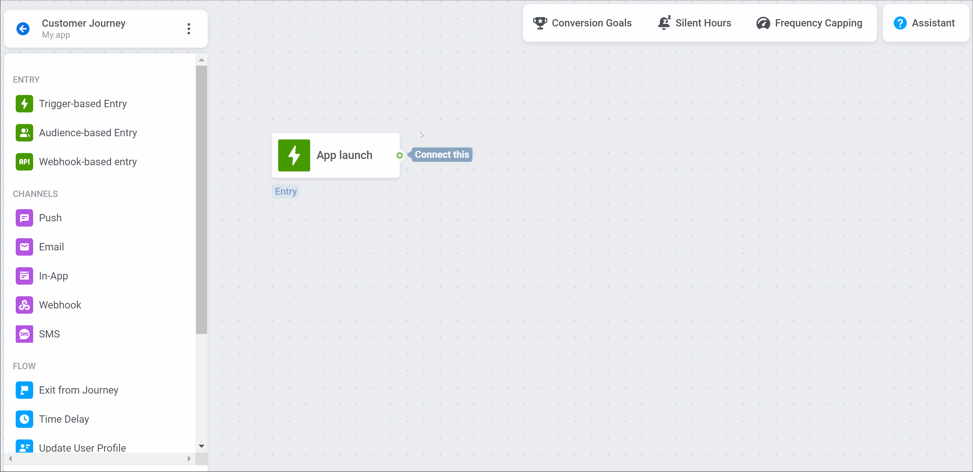 Приветственное In-App сообщение