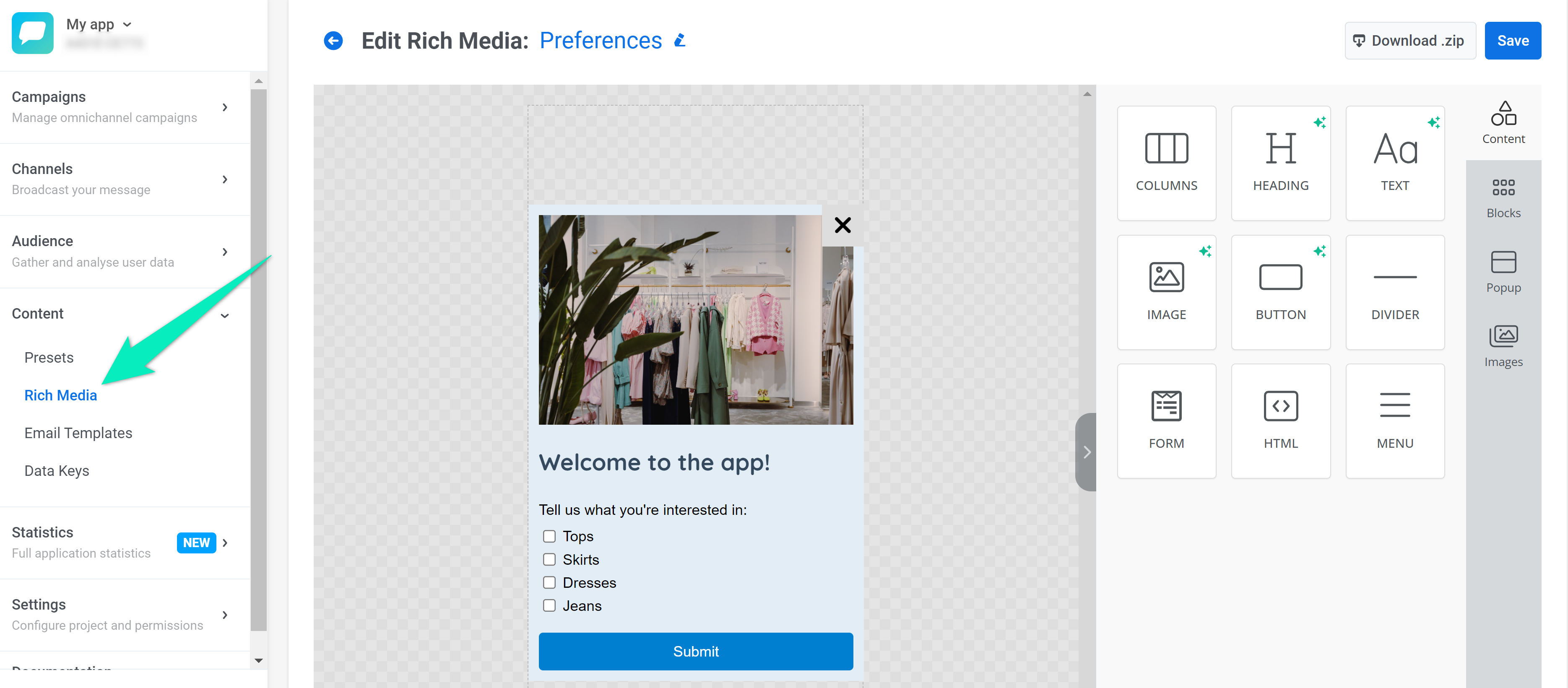 Создание Rich Media