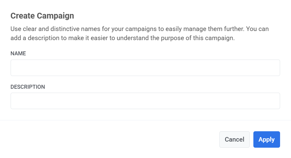 Create a campaign