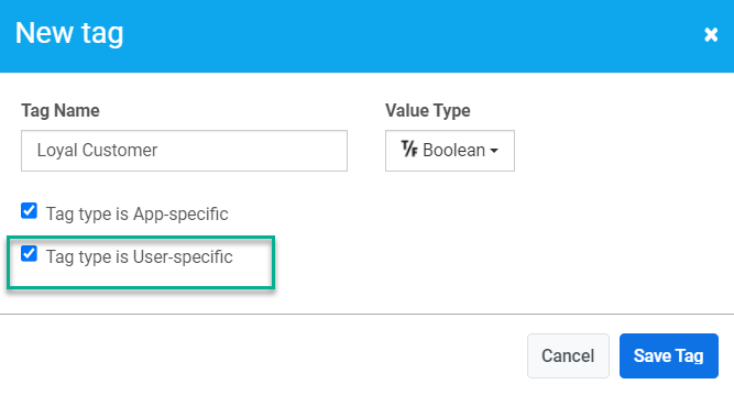 Создание тегов, специфичных для пользователя